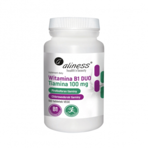 Witamina B1 Tiamina DUO 100 Mg X 100 Vege Tabs Suplementownia