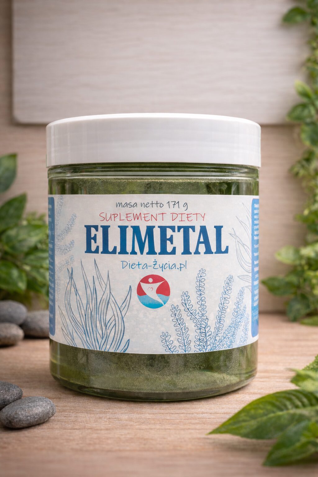 Elimetal - dieta życia- suplement diety - proszek - 171 g - usuwanie metali ciężkich - detoks